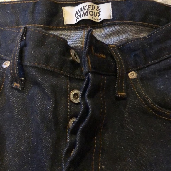 Naked & Famous Men’s Denim Jeans Super Guy Skinny Fit - Size 30 - Picture 13 of 13